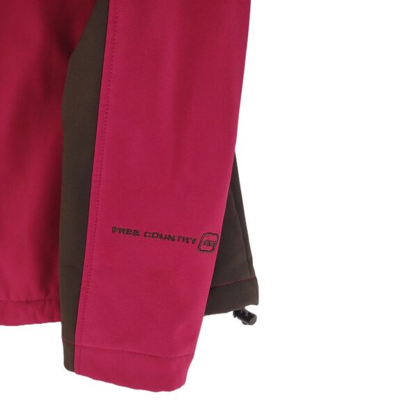FREE COUNTRY Women's M Softshell Insulated Full Zip Jacket Outdoors Hiking Sport - Picture 6 of 7